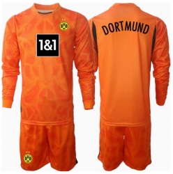 Borussia Dortmund Keeper Tredjedraktsett Barn 2024-25 Langermet (+ Korte bukser)