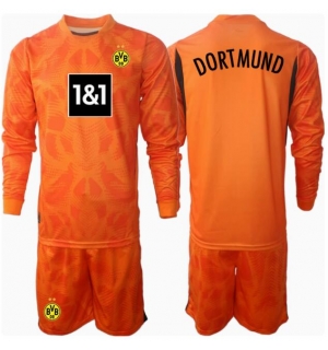 Borussia Dortmund Keeper Tredjedraktsett Barn 2024-25 Langermet (+ Korte bukser)