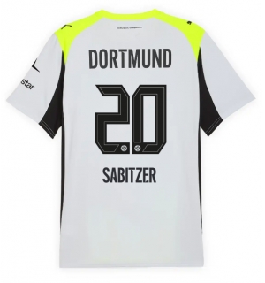 Borussia Dortmund Marcel Sabitzer #20 Bortedrakt 2025-26 Kortermet
