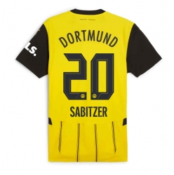 Borussia Dortmund Marcel Sabitzer #20 Hjemmedrakt 2024-25 Kortermet