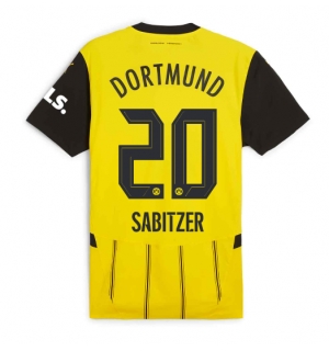 Borussia Dortmund Marcel Sabitzer #20 Hjemmedrakt 2024-25 Kortermet