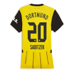 Borussia Dortmund Marcel Sabitzer #20 Hjemmedrakt Dame 2024-25 Kortermet