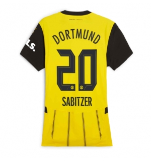 Borussia Dortmund Marcel Sabitzer #20 Hjemmedrakt Dame 2024-25 Kortermet