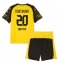 Borussia Dortmund Marcel Sabitzer #20 Hjemmedraktsett Barn 2025-26 Kortermet (+ Korte bukser)