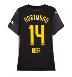 Borussia Dortmund Maximilian Beier #14 Bortedrakt Dame 2024-25 Kortermet