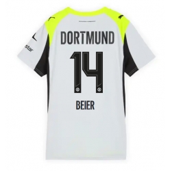 Borussia Dortmund Maximilian Beier #14 Bortedrakt Dame 2025-26 Kortermet