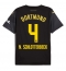 Borussia Dortmund Nico Schlotterbeck #4 Bortedrakt 2024-25 Kortermet