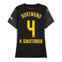Borussia Dortmund Nico Schlotterbeck #4 Bortedrakt Dame 2024-25 Kortermet