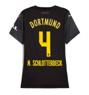 Borussia Dortmund Nico Schlotterbeck #4 Bortedrakt Dame 2024-25 Kortermet