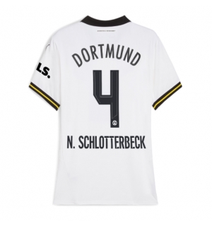 Borussia Dortmund Nico Schlotterbeck #4 Tredjedrakt Dame 2024-25 Kortermet