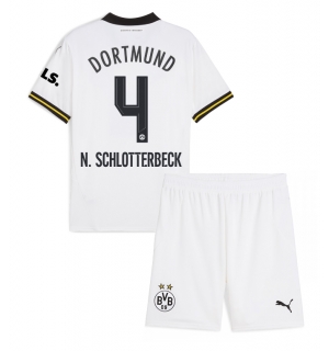 Borussia Dortmund Nico Schlotterbeck #4 Tredjedraktsett Barn 2024-25 Kortermet (+ Korte bukser)