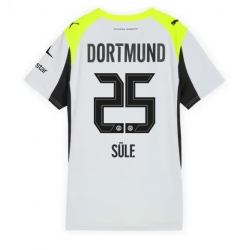 Borussia Dortmund Niklas Sule #25 Bortedrakt Dame 2025-26 Kortermet
