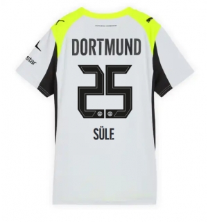 Borussia Dortmund Niklas Sule #25 Bortedrakt Dame 2025-26 Kortermet