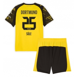Borussia Dortmund Niklas Sule #25 Hjemmedraktsett Barn 2025-26 Kortermet (+ Korte bukser)