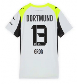 Borussia Dortmund Pascal Gross #13 Bortedrakt Dame 2025-26 Kortermet