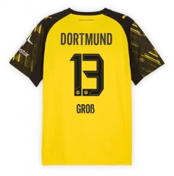 Borussia Dortmund Pascal Gross #13 Hjemmedrakt 2025-26 Kortermet