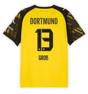 Borussia Dortmund Pascal Gross #13 Hjemmedrakt 2025-26 Kortermet
