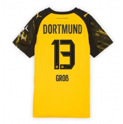 Borussia Dortmund Pascal Gross #13 Hjemmedrakt Dame 2025-26 Kortermet