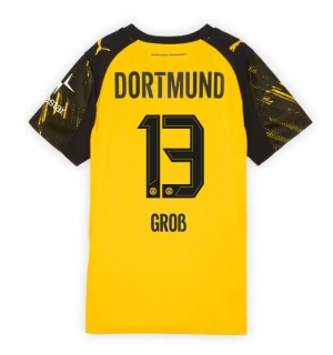 Borussia Dortmund Pascal Gross #13 Hjemmedrakt Dame 2025-26 Kortermet