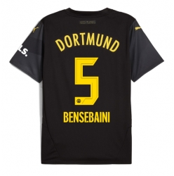 Borussia Dortmund Ramy Bensebaini #5 Bortedrakt 2024-25 Kortermet
