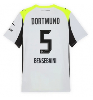 Borussia Dortmund Ramy Bensebaini #5 Bortedrakt 2025-26 Kortermet