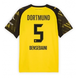 Borussia Dortmund Ramy Bensebaini #5 Hjemmedrakt 2025-26 Kortermet