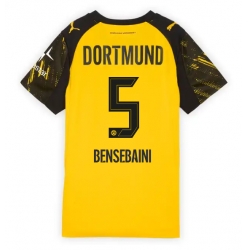 Borussia Dortmund Ramy Bensebaini #5 Hjemmedrakt Dame 2025-26 Kortermet
