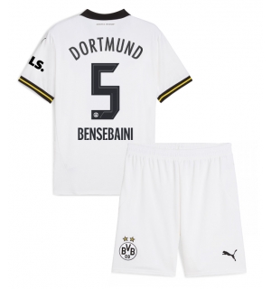 Borussia Dortmund Ramy Bensebaini #5 Tredjedraktsett Barn 2024-25 Kortermet (+ Korte bukser)