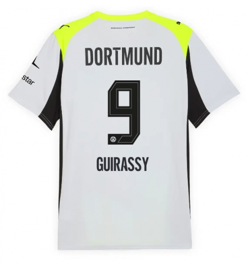 Borussia Dortmund Serhou Guirassy #9 Bortedrakt 2025-26 Kortermet Borussia Dortmund Serhou Guirassy #9 Bortedrakt 2025-26 Kortermet