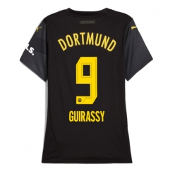 Borussia Dortmund Serhou Guirassy #9 Bortedrakt Dame 2024-25 Kortermet