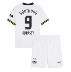 Borussia Dortmund Serhou Guirassy #9 Tredjedraktsett Barn 2024-25 Kortermet (+ Korte bukser)