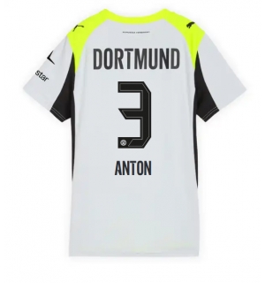 Borussia Dortmund Waldemar Anton #3 Bortedrakt Dame 2025-26 Kortermet