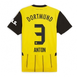 Borussia Dortmund Waldemar Anton #3 Hjemmedrakt 2024-25 Kortermet