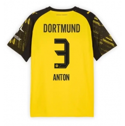 Borussia Dortmund Waldemar Anton #3 Hjemmedrakt 2025-26 Kortermet