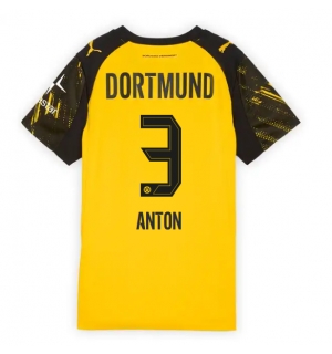 Borussia Dortmund Waldemar Anton #3 Hjemmedrakt Dame 2025-26 Kortermet