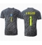 Brasil Alisson Becker #1 Keeper Bortedrakt Copa America 2024 Kortermet