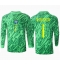 Brasil Alisson Becker #1 Keeper Hjemmedrakt Copa America 2024 Langermet