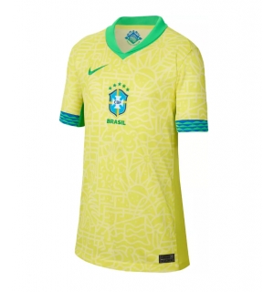 Brasil Hjemmedrakt Dame Copa America 2024 Kortermet