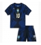 Brasil Vinicius Junior #10 Bortedraktsett Barn VM 2026 Kortermet (+ Korte bukser)