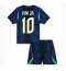 Brasil Vinicius Junior #10 Bortedraktsett Barn VM 2026 Kortermet (+ Korte bukser)