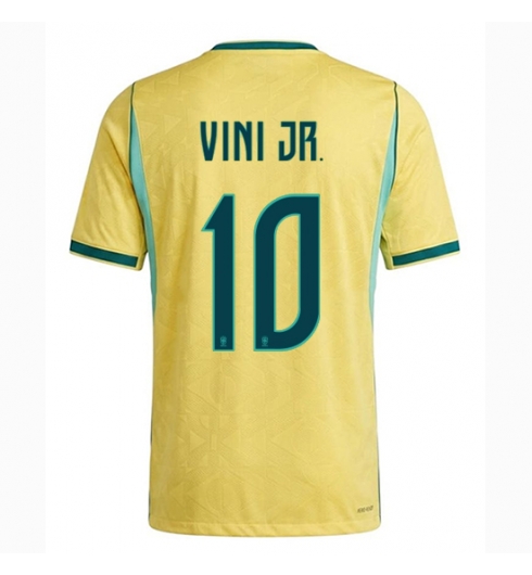 Brasil Vinicius Junior #10 Hjemmedrakt VM 2026 Kortermet Brasil Vinicius Junior #10 Hjemmedrakt VM 2026 Kortermet