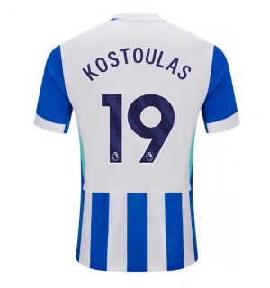Brighton Charalampos Kostoulas #19 Hjemmedrakt 2025-26 Kortermet