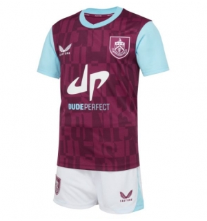 Burnley Hjemmedraktsett Barn 2024-25 Kortermet (+ Korte bukser)