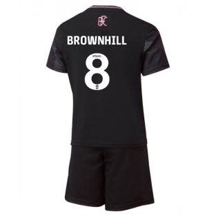 Burnley Josh Brownhill #8 Bortedraktsett Barn 2024-25 Kortermet (+ Korte bukser)