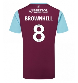 Burnley Josh Brownhill #8 Hjemmedrakt 2024-25 Kortermet