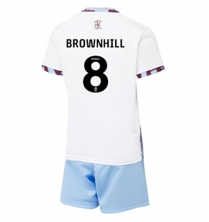 Burnley Josh Brownhill #8 Tredjedraktsett Barn 2024-25 Kortermet (+ Korte bukser)