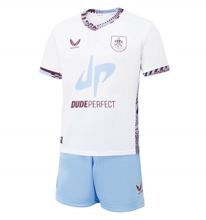 Burnley Tredjedraktsett Barn 2024-25 Kortermet (+ Korte bukser)