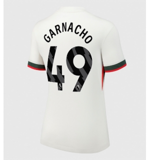 Chelsea Alejandro Garnacho #49 Bortedrakt Dame 2025-26 Kortermet