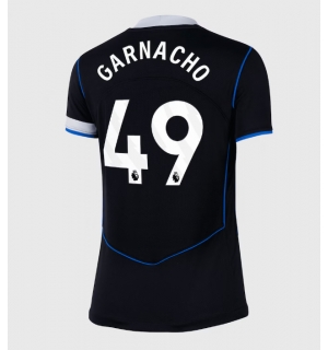 Chelsea Alejandro Garnacho #49 Tredjedrakt Dame 2025-26 Kortermet