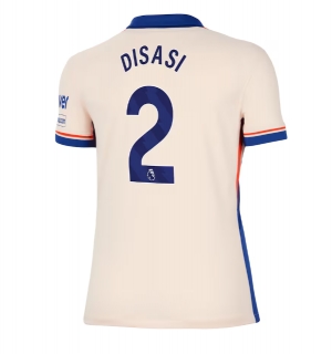 Chelsea Axel Disasi #2 Bortedrakt Dame 2024-25 Kortermet